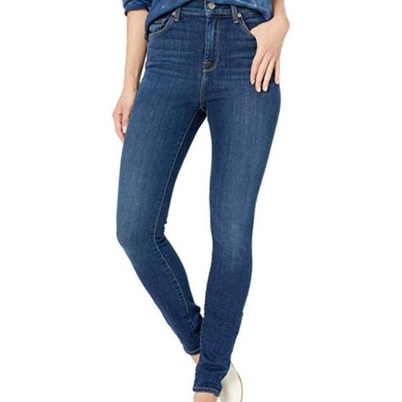 7 for All Mankind High-Waisted Skinny Jeans Sz 25